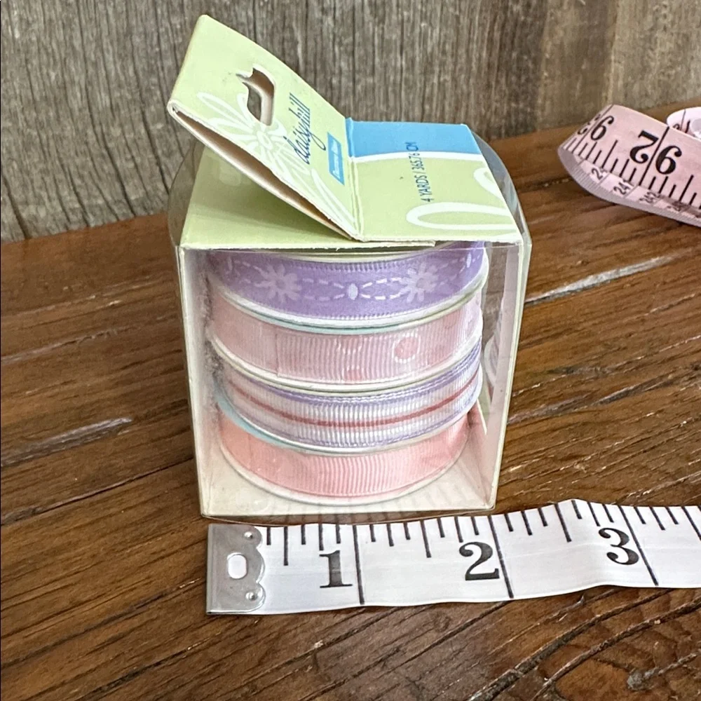 Daisy Hill Decorative Ribbon Baby Girl 912311 4 Yards Pink Purple